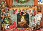 EUROGRAPHICS 8500-5502 - Christmas by the Fireplace, Paul Normand - 500 db-os puzzle (8500-5502)