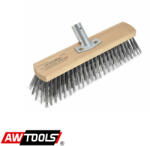 AWTools AW00147 profi drótseprű fej - 30 cm (70 mm acél sörte) (AW00147)
