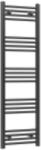 Gamma Törölközőszárító radiátor, Basic 40cm x 120cm, fekete (BASIC-12040-BK)