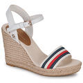 Tommy Hilfiger Szandálok / Saruk CORPORATE WEDGE Fehér 37
