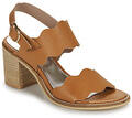 Myma Szandálok / Saruk 7745MY01-CUIR-FOULONNE-NATUREL Barna 36