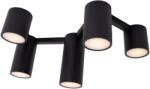 MAXlight LAXER mennyezeti lámpa, fekete, 5 db GU10, foglalattal, 5x7 W, MAXLIGHT-C0229 (C0229)
