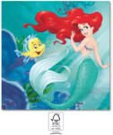 Disney Ariel Curious, Disney Hercegnők szalvéta 20 DARABOS, 33x33 cm FSC Nr4