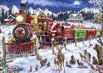 Bluebird Puzzle - Puzzle Moș Crăciun Express SUA - 500 piese Puzzle