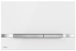 Alcadrain Clapeta de actionare, Alcadrain, Stripe, cu doua volume, alb lucios (STRIPE-WHITE)