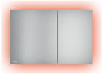 Alcadrain Clapeta de actionare, Alcadrain, Air Light, cu doua volume, iluminare, alunox mat (AIR LIGHT) - magazinuldeinstalatii