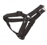 Pet Expert Ham pentru caini Pet Expert, marimea S, reflectorizant, 1.5 x 30 - 50 cm, negru (41932)