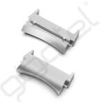 Silverline Óraszíj csatlakozó adapter (egyedi méret, 1 pár, átalakító, fém, 20mm) EZÜST