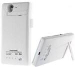 Sony C6603 Xperia Z műanyag telefonvédő (beépített 4200 mAh LI-Ion akkuval) FEHÉR