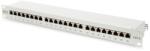 ASSMANN CAT6 24port 19" 1U kompakt szürke árnyékolt Patch Panel (DN-91624S)