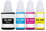 Compatible Set cerneala compatibila Canon GI-590 BK, C, M, Y