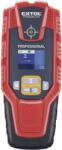 Extol detector digital pentru obiecte ascunse din metal (fier, cupru, aluminiu) și lemn și fire sub tensiune, afișaj LCD