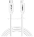 Sandberg Kábel - USB-C>C USB 3.1 G2 100W, 1M (SANDBERG_136-53) (SANDBERG_136-53)