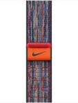Apple Watch 40 mm Nike sportszíj - kék/piros (MC1J4ZM/A)