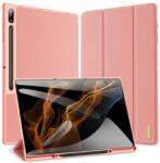 Dux Ducis Domo Trifold mappa tok S Pen tartóval Samsung Galaxy Tab S9 FE (10.9) rózsaszín