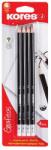 Kores Set creioane grafit Kores Grafitos, HB, 4buc (KS92350)