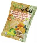 Bio4You Dropsuri Bio din Ghimbir, Lime si Portocale, 75 g, Liebhart's