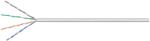 Goobay 68941 CAT5e Installációs Patch Kábel - 100 m, Szürke