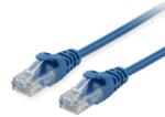 Equip U/UTP CAT6a Patch Kábel - 10 m, Kék