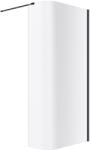 Excellent Vidoq zuhanykabin fal walk-in 83 cm fekete matt/átlátszó üveg KAEX. 1507.830. LP. BL (KAEX1507830LPBL)