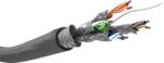 Goobay S/FTP CAT6 Installációs Kábel - 305 m, Szürke