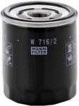 MANN Filtru ulei Mann pentru Alfa Romeo Giulietta, Mito, Fiat 500X, Tipo, Jeep Compass, Renegade (W716/2)