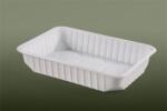  Ételtároló doboz, műanyag, szögletes, mikrózható, 500 ml, 50 db, "Varia", fehér (KHMU257) - webpapir