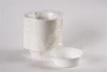  Műanyag gulyás tányér, tetőzhető, 500 ml, 50 db, fehér (KHMU255) - webpapir