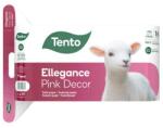 Tento Toalettpapír, 3 rétegű, kistekercses, 16 tekercs, TENTO "Ellegance Pink Decor", fehér (KHH757) - webpapir