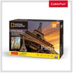 CubicFun PUZZLE 3D+BROSURA-PARIS 80 PIESE - CUDS0998h (CUDS0998h)