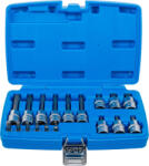 BGS technic Technic Behajtófej-készlet 6, 3 mm (1/4") / 12, 5 mm (1/2") Belső hatszögletű 18 darabos (BGS-5171) (BGS-5171)