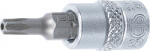 BGS technic Technic Behajtófej 6, 3 mm (1/4") T-profil (Torx) T20 furattal (BGS-2359) (BGS-2359)