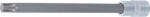 BGS technic Technic Behajtófej Hossz 200 mm 12, 5 mm (1/2") Ékprofil (RIBE) M12 (BGS-4186) (BGS-4186)