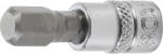 BGS technic Technic Behajtófej 6, 3 mm (1/4") Belső hatszögletű 8 mm (BGS-2502) (BGS-2502)