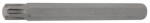BGS technic Technic Behajtófej Hossz 100 mm Külső hatszögletű 10 mm (3/8") Ékprofil (RIBE) M10, 3 (BGS-4776) (BGS-4776)