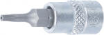 BGS technic Technic Behajtófej 6, 3 mm (1/4") T-profil (Torx) T9 furattal (BGS-2364) (BGS-2364)