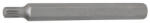 BGS technic Technic Behajtófej Hossz 100 mm Külső hatszögletű 10 mm (3/8") Ékprofil (RIBE) M7 (BGS-4772) (BGS-4772)