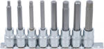 BGS technic Technic Behajtófej-készlet 12, 5 mm (1/2") Belső hatszögletű 5 - 13 mm 8 darabos (BGS-5176) (BGS-5176)