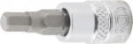 BGS technic Technic Behajtófej 6, 3 mm (1/4") Belső hatszögletű 3/16" (BGS-2743) (BGS-2743)