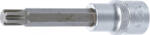 BGS technic Technic Behajtófej Hossz 100 mm 12, 5 mm (1/2") Ékprofil (RIBE) M10 (BGS-4165) (BGS-4165)