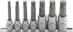 BGS technic Technic Behajtófej-készlet 10 mm (3/8") / 12, 5 mm (1/2") Ékprofil (RIBE) M6 - M14 7 darabos (BGS-5185) (BGS-5185)