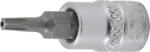 BGS technic Technic Behajtófej 6, 3 mm (1/4") T-profil (Torx) T15 furattal (BGS-2358) (BGS-2358)