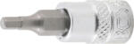 BGS technic Technic Behajtófej 6, 3 mm (1/4") Belső hatszögletű 1/8" (BGS-2741) (BGS-2741)