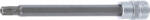 BGS technic Technic Behajtófej Hossz 100 mm 6, 3 mm (1/4") T-profil (Torx) T30 furattal (BGS-4203) (BGS-4203)