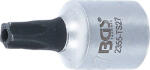 BGS technic Technic Behajtófej 6, 3 mm (1/4") TS-profil (Torx Plus) TS27 furattal (BGS-2355-TS27) (BGS-2355-TS27)