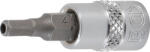 BGS technic Technic Behajtófej 6, 3 mm (1/4") belső hat szögletű hajtás furattal 4 mm (BGS-5156-4) (BGS-5156-4)