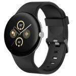  SILICONE Cserélhető szíj Google Pixel-hez Watch3 45mm fekete
