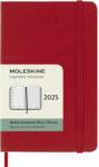 Moleskine Határidőnapló 2025 12 Hónap Heti Kemény Piros "P (7540155001)