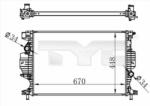 TYC Radiator, racire motor TYC 710-0060