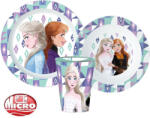 Disney Jégvarázs étkészlet, micro műanyag szett 260 ml-es pohárral Nr3